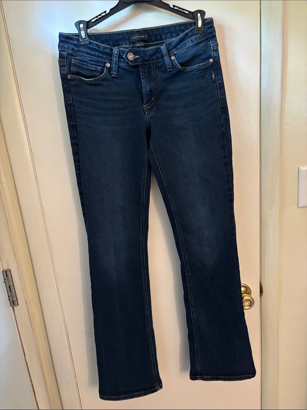 Silver Jeans Dark Blue Women's Bootcut Jeans “Tuesday Slim Boot” Sz 8